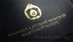 фирменные папки на заказ золотой текст на черном фоне